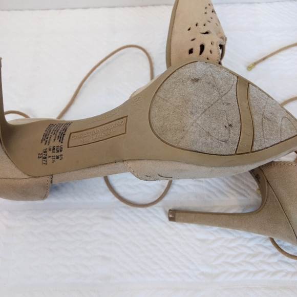 Christian Siriano Lace Up Heels - Picture 6 of 7